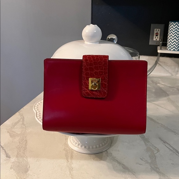 Celine Red Leather Women's Clutch - Picture 16 of 16